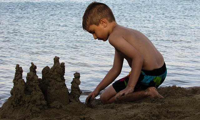 hrad z písku
